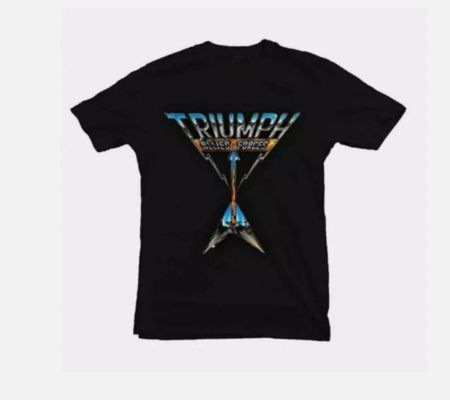 Унисекс футболка с коротким рукавом Triumph Band, S-4XL XL