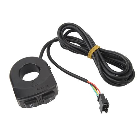 Electric Handlebar Switch,DK21 1S Electric Light Switch Electric Horn Light Switch Electric Lithium Battery Conversion Accessories