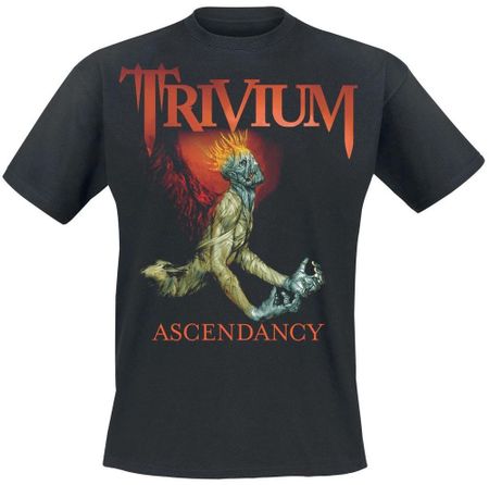 Винтажная мужская футболка Trivium Ascendancy Черная с коротким рукавом Все размеры JJ1489 4XL