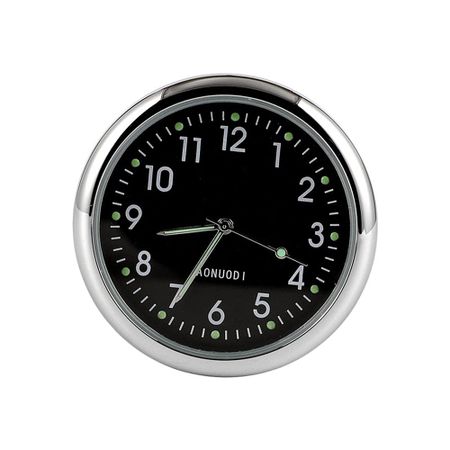 Stick-On Car Dashboard Mini Clock Tiny Vent Quartz Clock Auto Ornament Car Accessories for Cars SUV Home