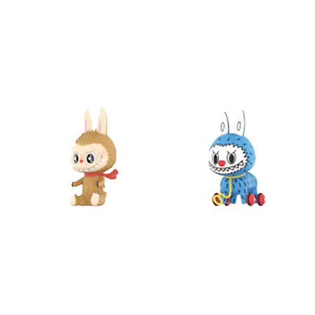 Мягкая игрушка POP MART Игрушка Toy Collection plush doll + drag toy, 15см