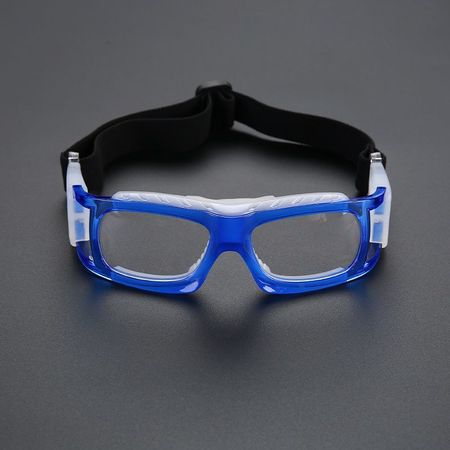 Anti-lowering outdoor protective glasses for football, badminton, anti-sports, anti-explosion goggles, basketball glasses077 синий