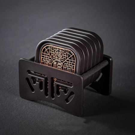 Chinese Style Heat Insulation Mat Anti-scalding Tea Cup Holder Chinese Style Tray  Chinese Culture Style 7