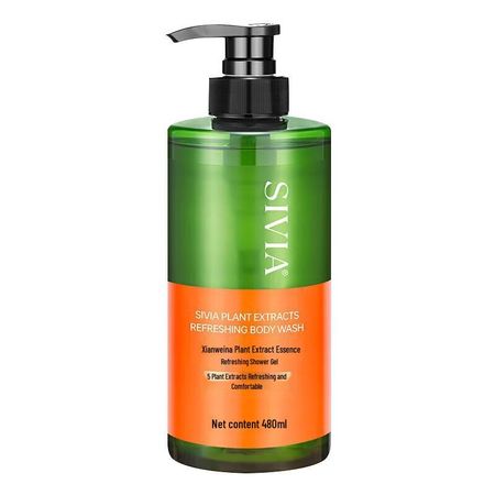 SIVIA Botanical Refreshing Shower Gel 480ml