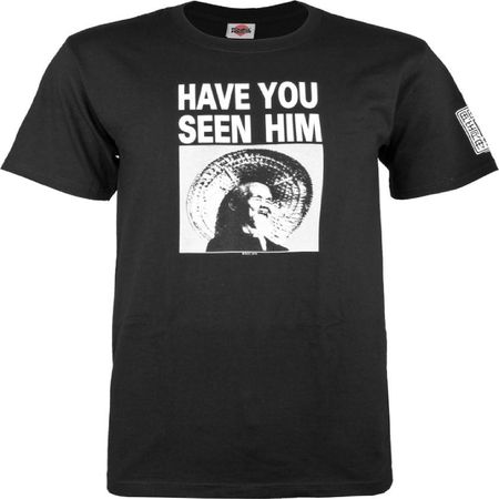Футболка Powell Peralta Animal Chin Have You Seen Him_, Черная, Средний размер S