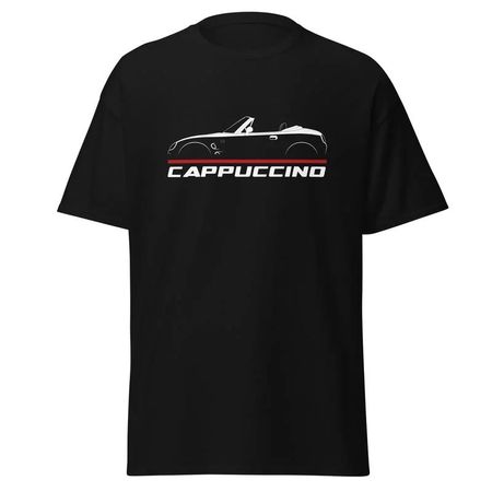 Мужская футболка 2024 года, повседневная, для автолюбителей, Suzuki Cappuccino 1991-1996, летняя, с короткими рукавами, 100% хлопок, уличная одежда, S-3XL S