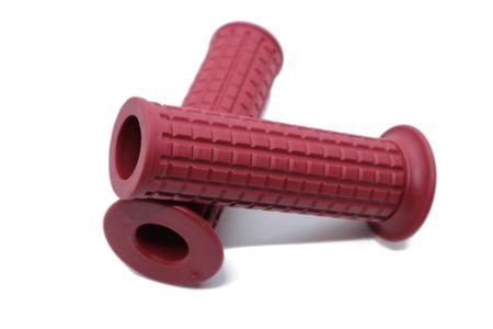 Beatus 22.2mm 1 inch Handle Grip Bike Penetration Type Left Φ22.2mm красный