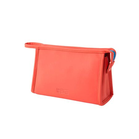 Color Cosmetic Bag Briefcase Portable Cosmetic Bag Hand Cosmetic Bag красный