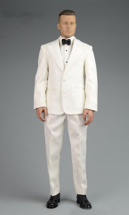 scale figure banquet evening dress and body not white 1/6 accessories Men s suit, dress, (head included),