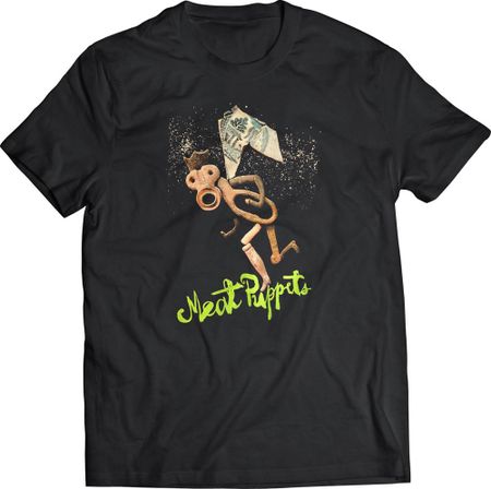 Футболка группы Meat Puppets Черная с коротким рукавом от S до 345XL 1F1526 Унисекс XXXXL