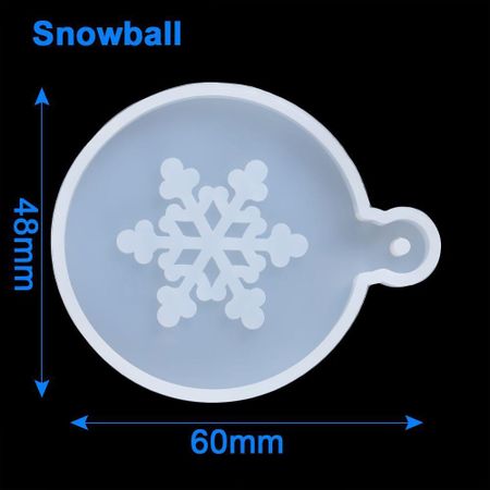 Resin Festival Supplies Christmas Mould Silicone Casting Mold Xmas Tree Shape Snowflake Bell Deer snowball