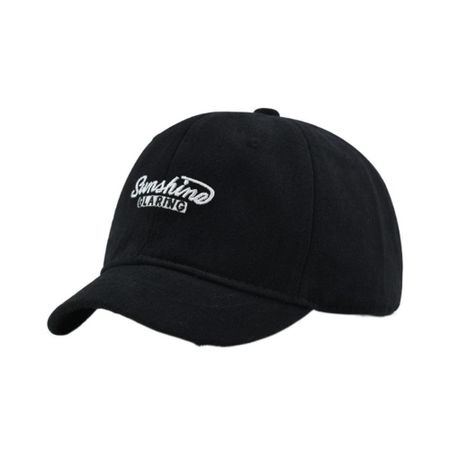 Anti-UV Baseball Cap Breathable Dad Hat New Peaked Cap  Unisex чёрный