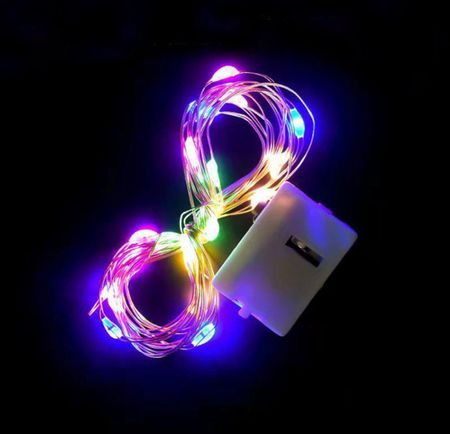 Holiday Decor New Year Christmas Garland Lamp LED Decorative Light Fairy Outdoor String Lights Colorful 0.5m