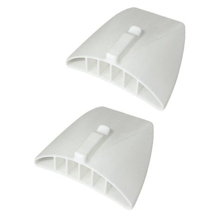 1 Pair Cooling Fasteners Sleeve Ventilation Device Motorcycle Jacket Sleeve Vent Clips  for Adults белый