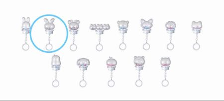 [USED] Seventeen (SEVENTEEN) Lightstick Parts Keyring Jongtram