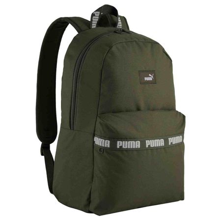Puma Sports Trendy Fashion Fabric Backpack Unisex Backpack Olive 091170-06 Olive