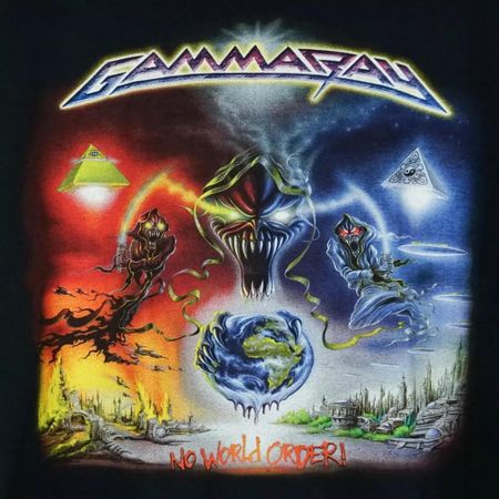 Футболка Gamma Ray 2001 с коротким рукавом, хлопок, черная, мужская, все размеры от S до 5XL, BO1288, унисекс XL