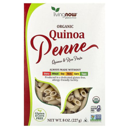 Now Foods Living Now Quinoa Penne, 227g (8oz)