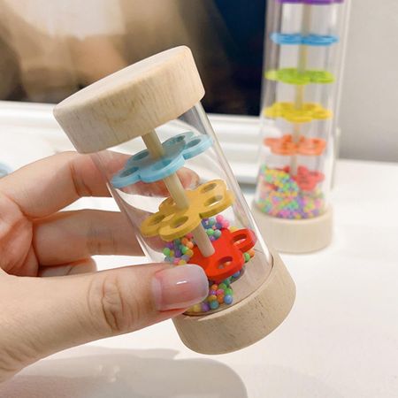 Rain Stick Kids Rain Rainmaker Rainbow Hourglass Rain Sound Pipe Toy  Children S