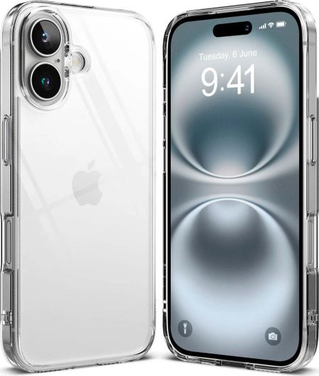 Чехол для телефона Ringke Fusion для iPhone 16 Clear