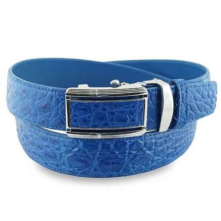 Ремень EXOTIC LEATHER GENUINE PREMIUM ACCESSORIES Крокодиловый ремень из мягкой кожи