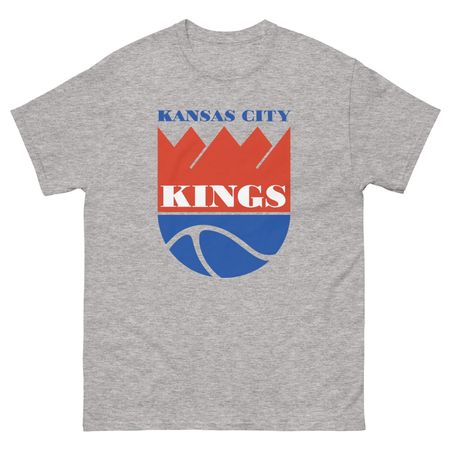 Kansas City Kings Basketball Graphic T Shirt Unisex classic tee XL