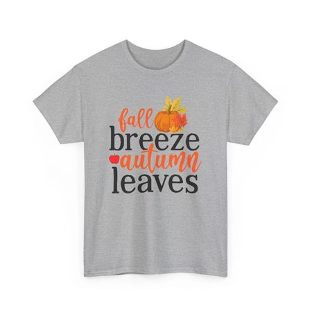 Fall Aesthetic T-Shirt | Autumn Leaves Pumpkin | Fall Breeze Autumn Leaves M