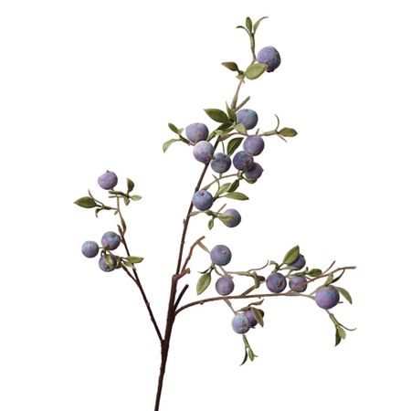 Multicolor Artificial Fruit Branches Green Leaves Small Apples Plants  Desktop Ornament синий