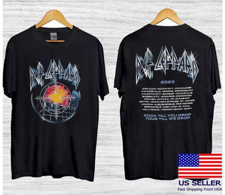 Def Leppard Pyromania Summer Tour 2025 Unisex TShirt Unisex T-Shirt S