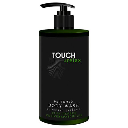 Гель для душа TOUCH Парфюмированный гель для душа РОЗОВЫЙ ПЕРЕЦ, ВЕТИВЕР и ПАЧУЛИ