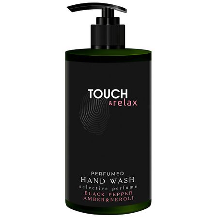 Гель для рук TOUCH Парфюмированный гель для мытья рук  ЧЕРНЫЙ ПЕРЕЦ, НЕРОЛИ и АМБРА