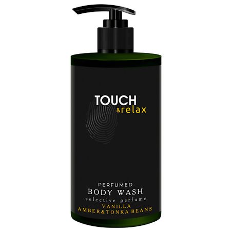 Гель для душа TOUCH Парфюмированный гель для душа ВАНИЛЬ, АМБРА и БОБЫ ТОНКА