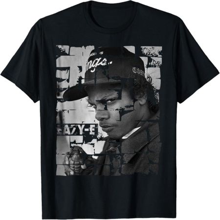 Eazy-E, Рэп, Хип-хоп, Футболка в стиле стритвир S чёрный
