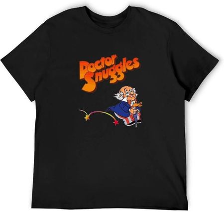 Dr. Snuggles Retro Vintage Fun T Shirt Black Unisex T-Shirt L