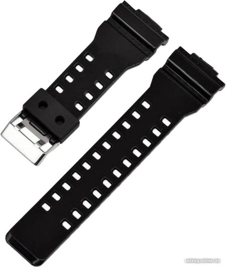 Ремешок Rumi GLS силиконовый для Casio G-Shock GA-110/GA-100/G-8900/GLS-100 (черный)