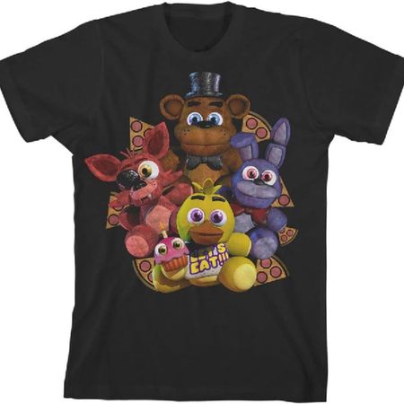 Bioworld Молодежная футболка для мальчиков Five Nights at Freddy s, 3 шт. S чёрный