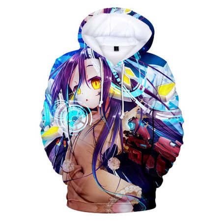 Толстовки с капюшоном Game Anime NO GAME NO LIFE для мужчин и женщин, модные хип-хоп Harajuku No Game No Life, мужские толстовки, повседневное пальто S