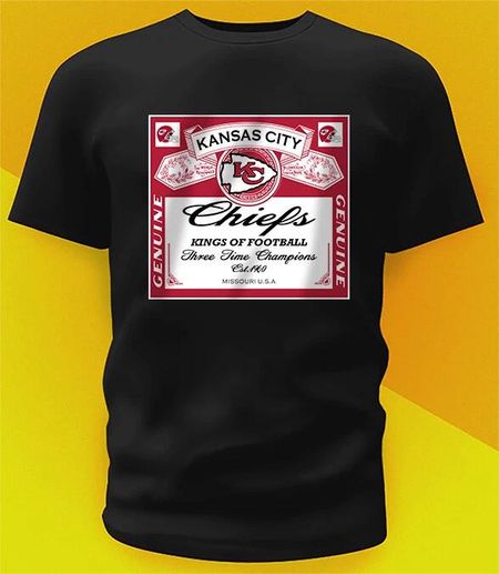 Kansas City Chiefs Kings Of Football Shirt Sizes From Youth To Adult 6XL S
