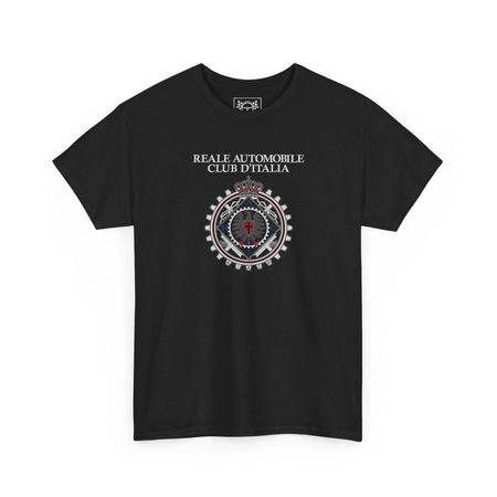 Reale Automobile Club d’Italia T-Shirt - Motorsports Vintage Tee Racing Fan Gift S