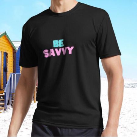 New Be savvy Active T-Shirt Funny Size S - 5XL S