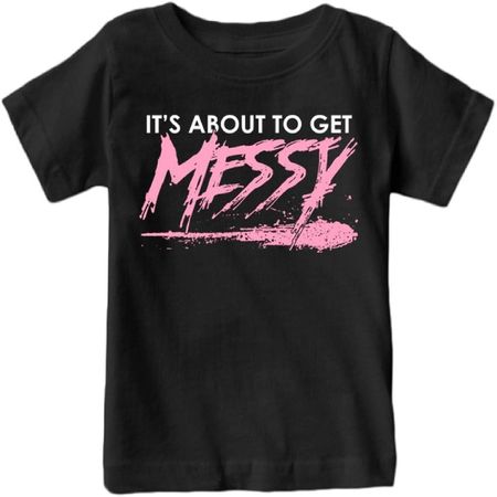 Xtreme Apparrel About to Get Messy Kid s Fan Shirt S разноцветный