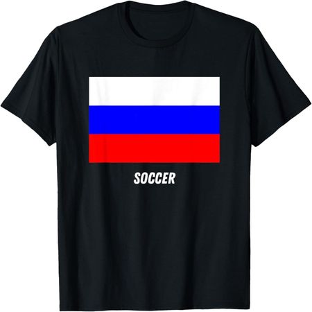 Patriotic Support Soccer Russia Team Sport Russian Flag T-Shirt S разноцветный