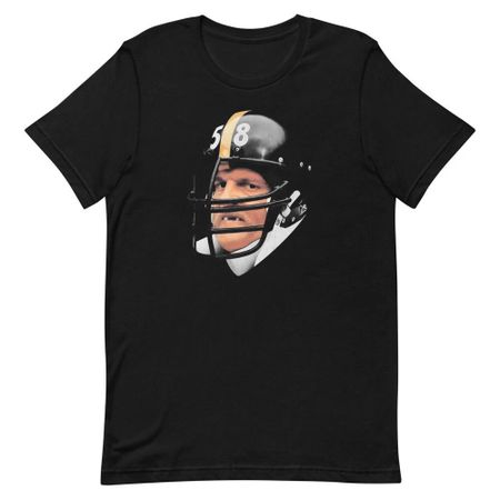 Jack Lambert Pittsburgh Football Linebacker Graphic Tee Unisex 100% Cotton T-shirt Mens Tees Top M