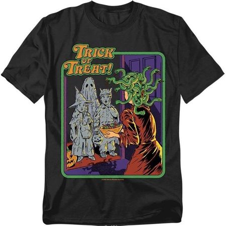 Trick Or Treat Halloween Horror Vintage Art T-T-Shirt 4XL