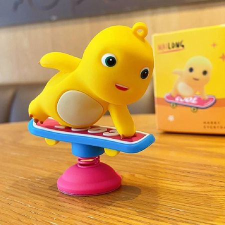 Пластиковый материал Молочный Дракон Шейк Переноска Ремесленная Игрушка В Цветной Коробке Упаковка Skateboard