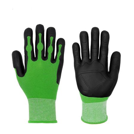 Breathable Protective Gloves Nylon Professional Gloves Comfortable Gardening Work Gloves  Farm Work зелёный