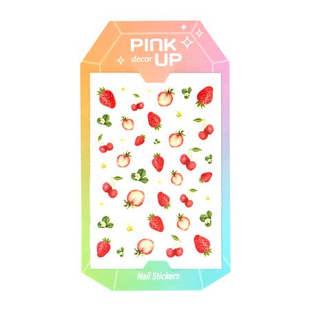 Наклейки для ногтей PINK UP Наклейки для ногтей DECOR NAIL STICKERS переводные