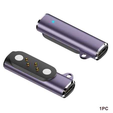Наушники с костной проводимостью USB-C Адаптер для зарядки Алюминиевый сплав Зарядное устройство для POLVCDG/SHEYIN/HeyCute/MONQIQI/SENGIRNY X6 фиолетовый