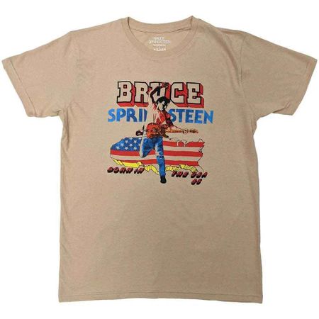 Брюс Спрингстин  Born In The USA 85  Песочная футболка - НОВАЯ ОФИЦИАЛЬНАЯ S