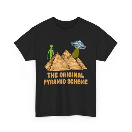 Футболка Alien Adventure | Футболка на тему НЛО | Оригинальная футболка Pyramio Scheme 2XL